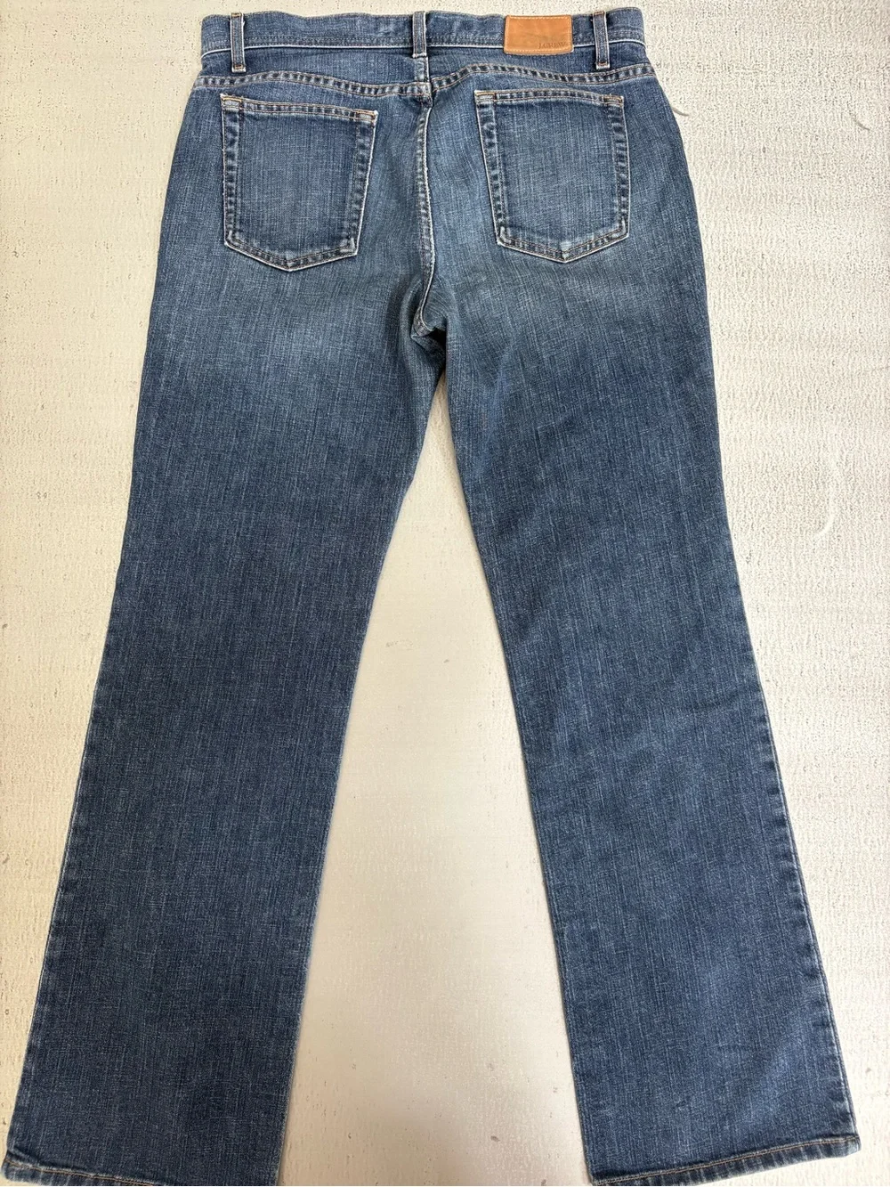J. Crew Straight-Leg Midwash Denim Jeans